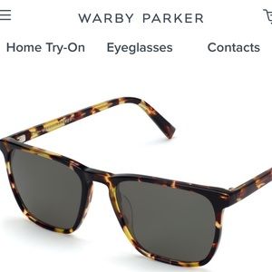 Warby Parker “Sutton” Tortoise Shell Sunglasses